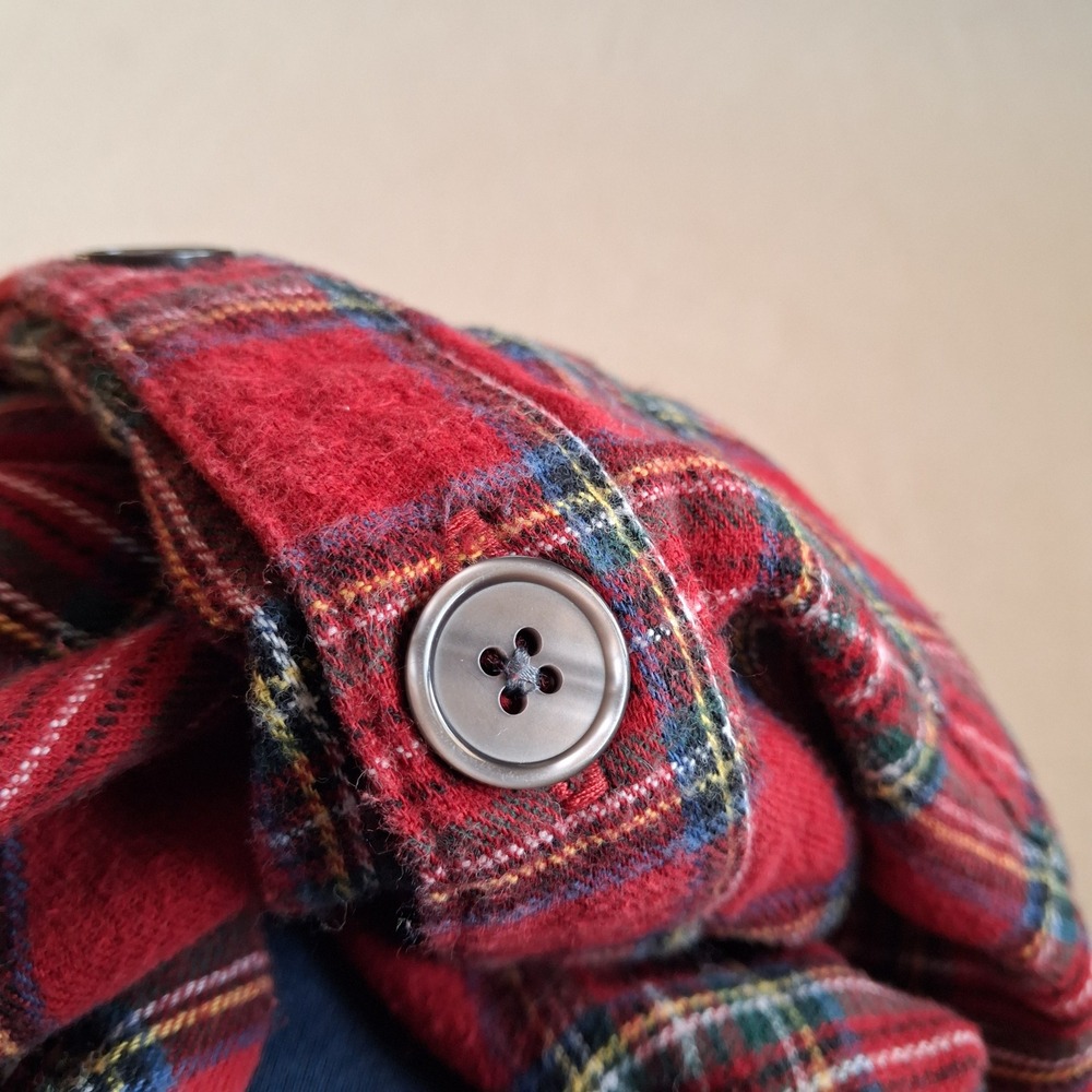 l.l bean vintage flannel nightgown xl 90s y2k plaid - Picture 7 of 7
